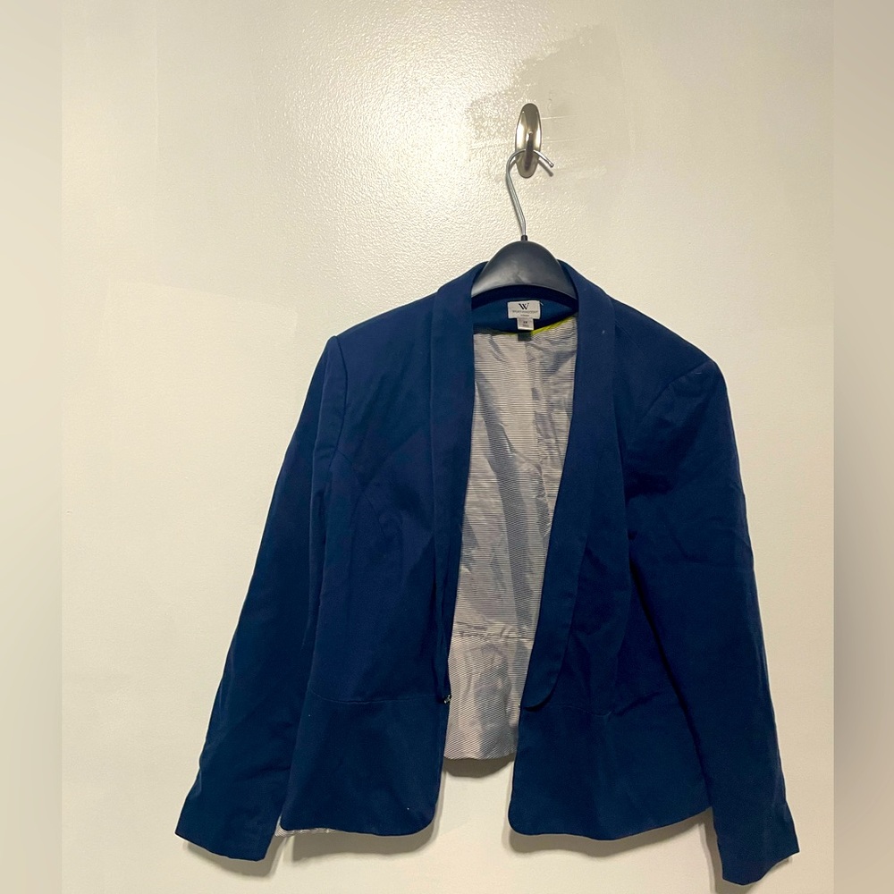 Blue blazer jacket. Size 2x.